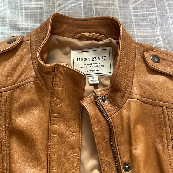 Lucky Brand Genuine Leather Jacket - Picture 3 of 9